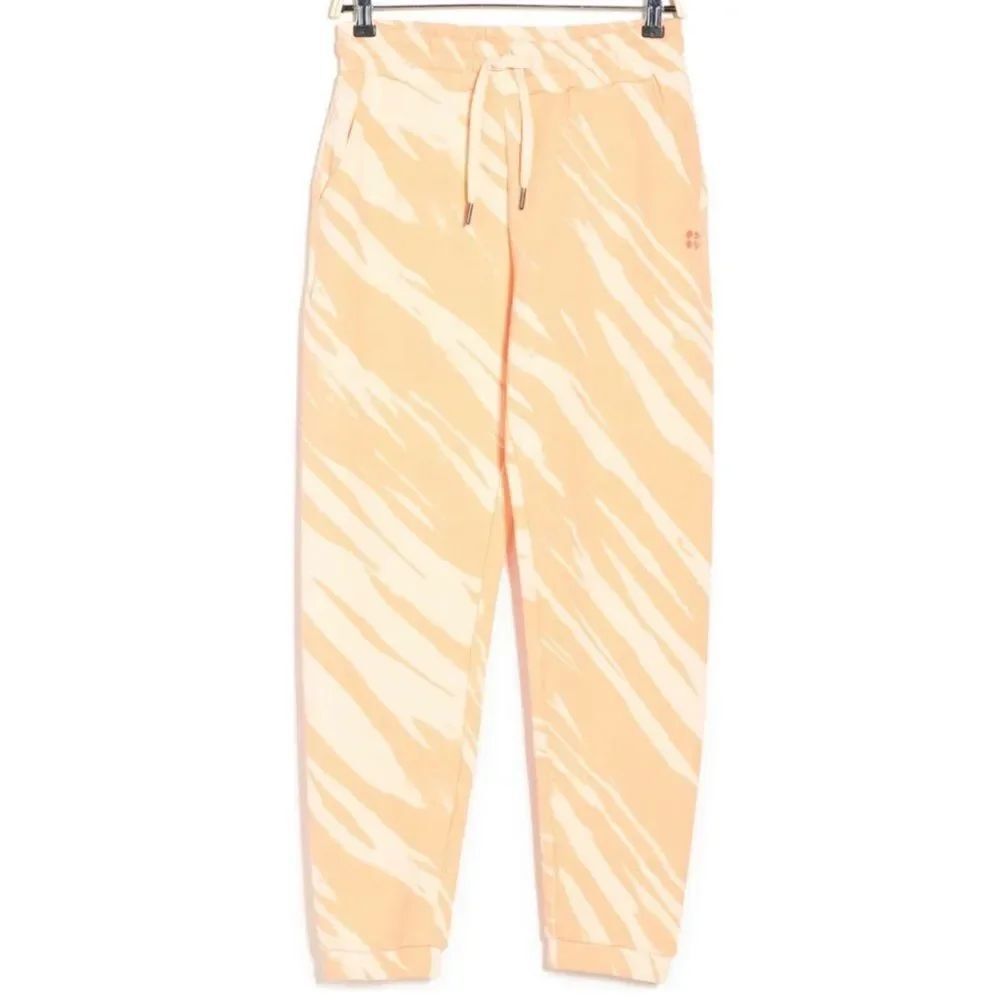 Sweaty Betty Nectarine Orange Tie Dye Essential Joggers Sz XXL NWT